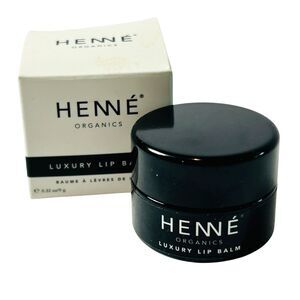 Henne Organics Luxury Lip Balm .32 oz Jar NEW in Box USA Made